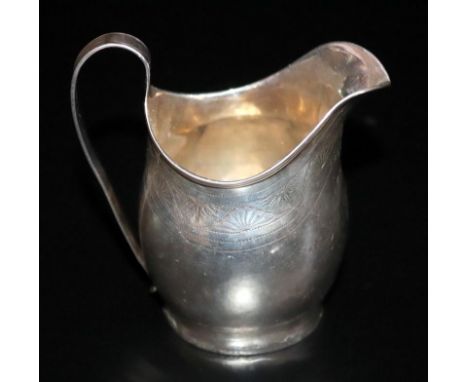 Silver Helmet Jug, Fully Hallmarked For London 1799, 106.5 Grams Total Weight 