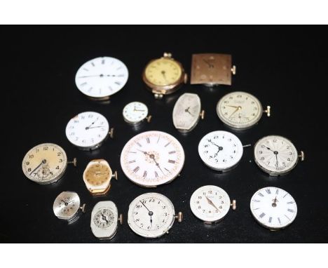 Mixed Lot Of Watch/Pocket Watch Movements To Include Felca, Corvette, Smiths Astral, Rotary, Audax Etc. 