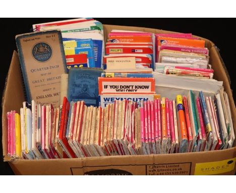 Large Quantity Of Maps, Various Areas &amp; Dates To Include Ordnance Survey, Philip's, Telegraph, Geographia, Barnett's Etc.