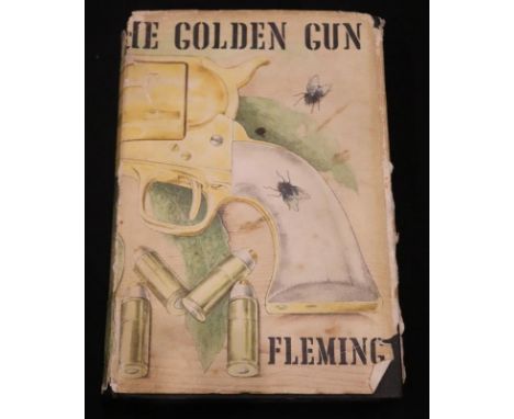 IAN FLEMMING First Edition Man With The Golden Gun, James Bond, 1965 With Dust Jacket 