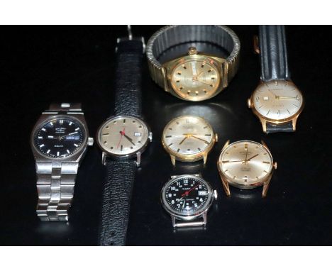 Mixed Lot Of Wristwatches, Brands To Include Rotary, Kienzle, Timex &amp; Paul Jobin, All Manual Wind Or Automatic