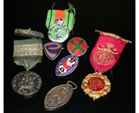 Small Mixed Lot Of Pin Badges/Medallions To Include British Boy Scouts Incorporated Church Scout Patrol Medal With 1931,32 An