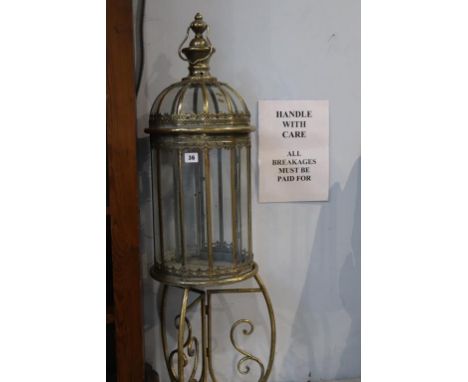 A metalwork lantern