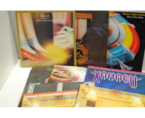 Electric Light Orchestra LPs, fifteen albums of various years and conditions including 'Face the Music' and 'Out of the Blue'
