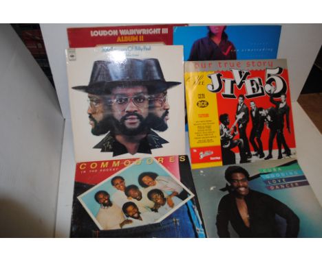 LP Records, approximately ninety albums of various genres with artists including Billy Paul, Commodores, Larry Coryell, Point