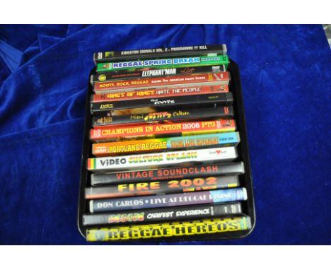 Reggae / Ska / Dub DVDs, fifteen DVDs of mainly Reggae, Ska and Dub with titles including Reggae Heroes, Don Carlos Live, Vin