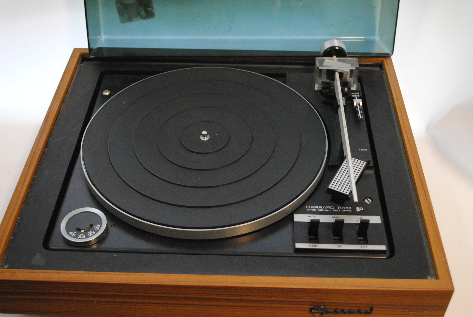 Record Deck, Garrard 86 SB synchronous belt drive in good visual