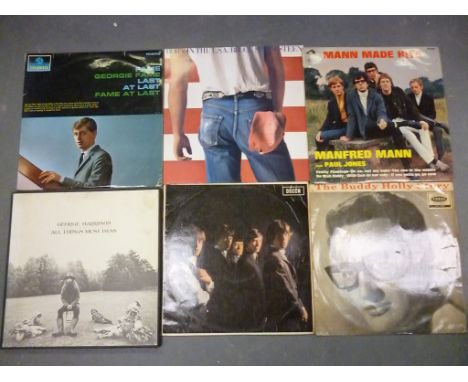 Vinyl LPs, thirty five albums mainly from the 1960s and early 70s including The Beatles, George Harrison and The Rolling Ston