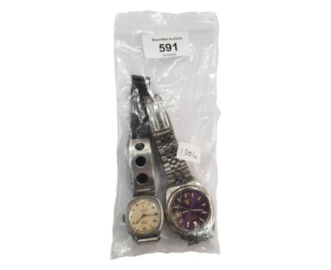 2 VINTAGE WATCHES - US SUBMARINE 1775-1900, USS SPORTSMAN