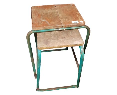 PAIR OF VINTAGE STOOLS 