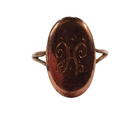 ANTIQUE 9 CARAT GOLD RING 