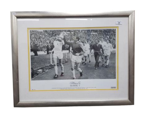 HAND SIGNED LTD EDITION PAT JENNINGS PRINT WITH C.O.A