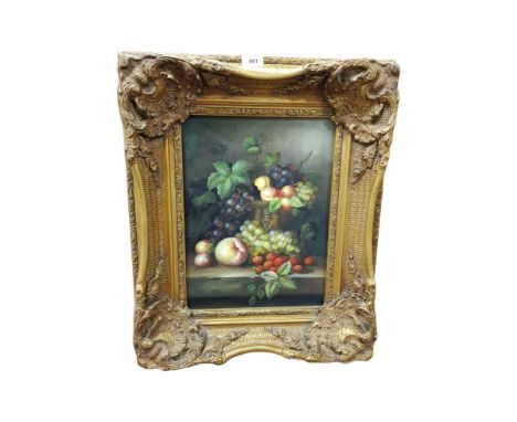ORNATE GILT FRAMED PRINT (FRAME 60CM X 50CM) 