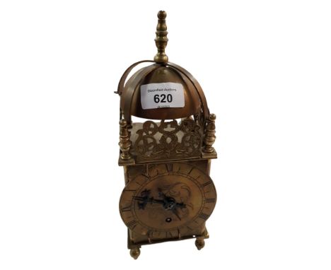 LANTERN EDWARDIAN CLOCK, PLATFORM ESCAPEMENT