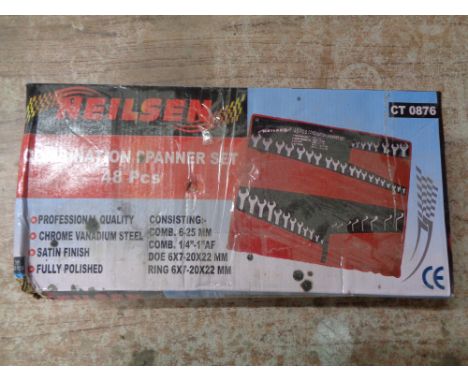 A boxed Neilsen 48 piece combination spanner set 