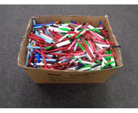 Four boxes containing a quantity of boxed clip roller magnetic clip dispensers, together with a box containing a large quanti