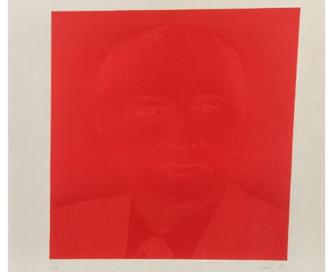 LEONID SOKOV (RUSSIAN 1941-2018) Gorby I, 1990 lithograph in relief on Fabriano paper full sheet measuring 59 x 57 cm (23 1/4