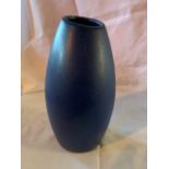 Pottery Vase 8" blue