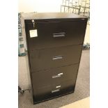 Lateral file w/key