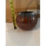 Vase Pottery 6" Drip Glaze VR229-06