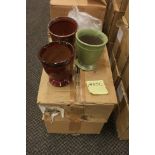 Pottery Vase 5" multi color PVR162-05