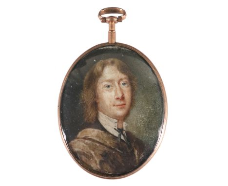 λNathaniel Hone RA (Irish 1718-1784)Portrait miniature of Samuel Hone, the artist's brotherSigned with initials and dated NH/