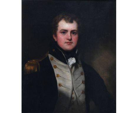 Follower of Sir Henry Raeburn Portrait of Sir James Everard Home, 2nd Bt., CB, FRS (1798-1853), half-length, in naval uniform