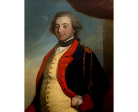 John Russell RA (1745-1806) Portrait of Lt. Col. Thomas Thornton (1751/2-1823), half-length, wearing the uniform of&nbsp;a De