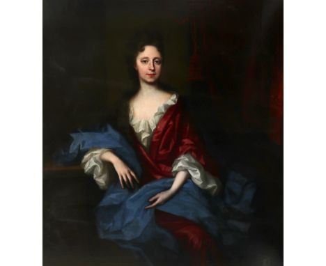 Attributed to Thomas Murray (Scottish 1663-1735) Portrait of a lady, traditionally identified as a member of the Chesshyre fa