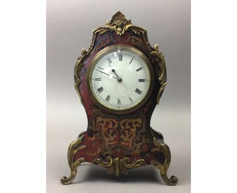 FRENCH STYLE MANTEL CLOCK, 25cm high