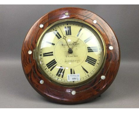 HAUSER &amp; WALDIE, INVERNESS WAG AT THE WALL CLOCK,along with another wall clock (2)