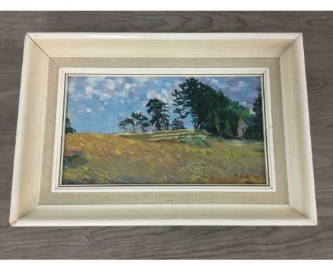 THREE SMALL PICTURES,two oils and a print, the two oils framed, the largest measuring 23cm x 33cm and signed 'W Smith' (3)
