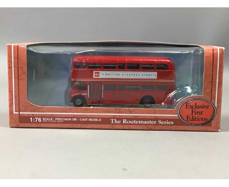 LOT OF DIE-CAST MODEL BUSES,predominantly Corgi and EFE, all boxed