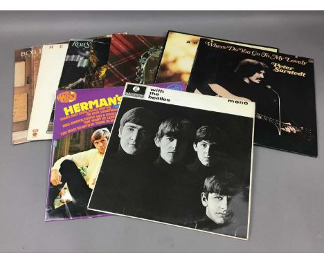 COLLECTION OF VINYL RECORDS,including The Beatles, Rod Stewart, Bob Dylan and Barry Manilow