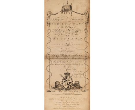 Taylor (George, &amp; Skinner, Andrew). Taylor &amp; Skinner's Survey and Maps of the Roads of North Britain, or Scotland, 17