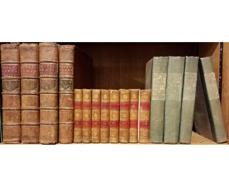 Hooke (Nathaniel). The Roman History, from the Building of Rome to the Ruin of the Commonwealth, 4 volumes, 4th edition, Lond