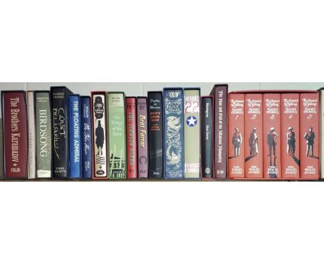 Folio Society. The Brothers Karamazov, by Fyodor Dostoyevsky, London, 2008, illustrated by Harry Brockway, The Outsider, by A
