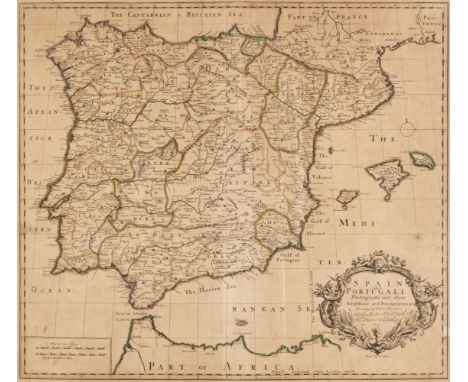 * Spain &amp; Gibraltar. Senex (John), Spain and Portugall Distinguish't into their Kingdoms and Principalities &amp;c. 1719,