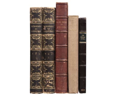Le Keux (John, engraver). Memorials of Cambridge, a series of views of the colleges &amp; other public buildings of the Unive