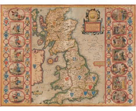 * British Isles. Speed (John), Britain as it was devided in the tyme of the English Saxons especially during their Heptarchy,