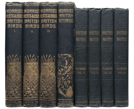 Morris (Francis Orpen). A Natural History of the Nests and Eggs of British Birds, 3 volumes, 3rd edition, London: George Bell