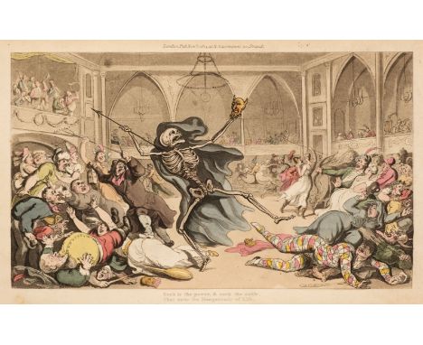 Rowlandson (Thomas, illustrator). The English Dance of Death, 2 volumes, 1st edition, London: J. Diggens, 1815, hand-coloured