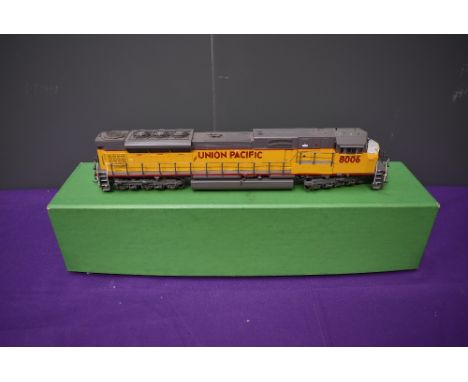 A Overland Models Inc Ajin Precision American Brass HO scale SD90 Union Pacific Diesel Locomotive 8006, in original box