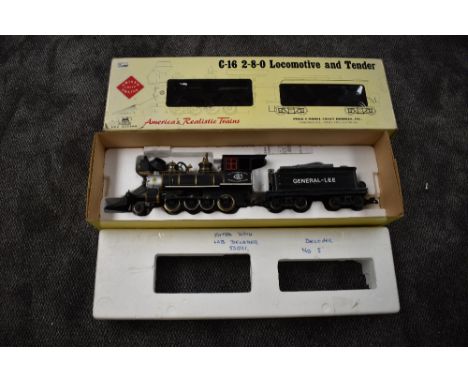 An Aristo Craft Trains Gauge 1 C16 2-8-0 General Lee Loco &amp; Tender The Colorado Road, in original box 80104