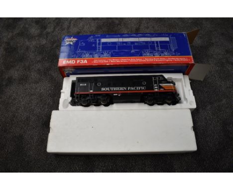 A USA Trains G scale Southern Pacific EMD F3A Locomotive 6115, in original box R22361
