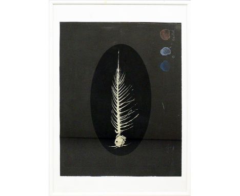   Wunderlich, Paul (1927 Eberswalde- St.-Pierre-de-Vassols 2010)  "Fisch für Kiel". Farblithographie, re. u. mit Bleistift si