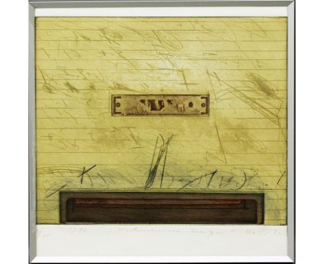   Dahmen, Karl Fred (1917 Stolberg - Preinersdorf 1981)  "Nachricht von Draußen", so mittig u. mit Bleistift betitelt, sign.,