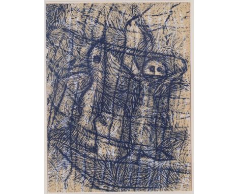 Max Ernst, Un Chant d'Amour, lithograph, printed by Mourlot, published by XXe Siecle Paris 1958, sheet 31cm  x 24cm, mountedG