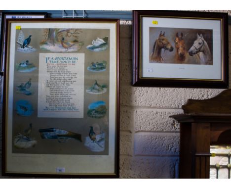 BIRD PRINT + HORSE PRINT