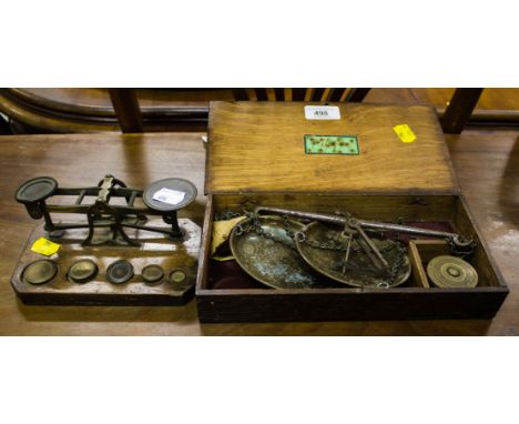 2 SCALES + SET OF WEIGHTS